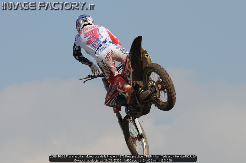2009-10-03 Franciacorta - Motocross delle Nazioni 1877 Free practice OPEN - Ivan Tedesco - Honda 450 USA.jpg